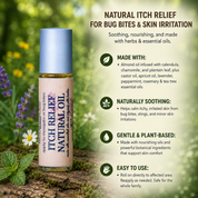 Itch Relief Natural Oil | Infused With Herbs | Made With Essential Oils
