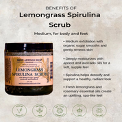 Lemongrass Spirulina Sugar Scrub | Medium