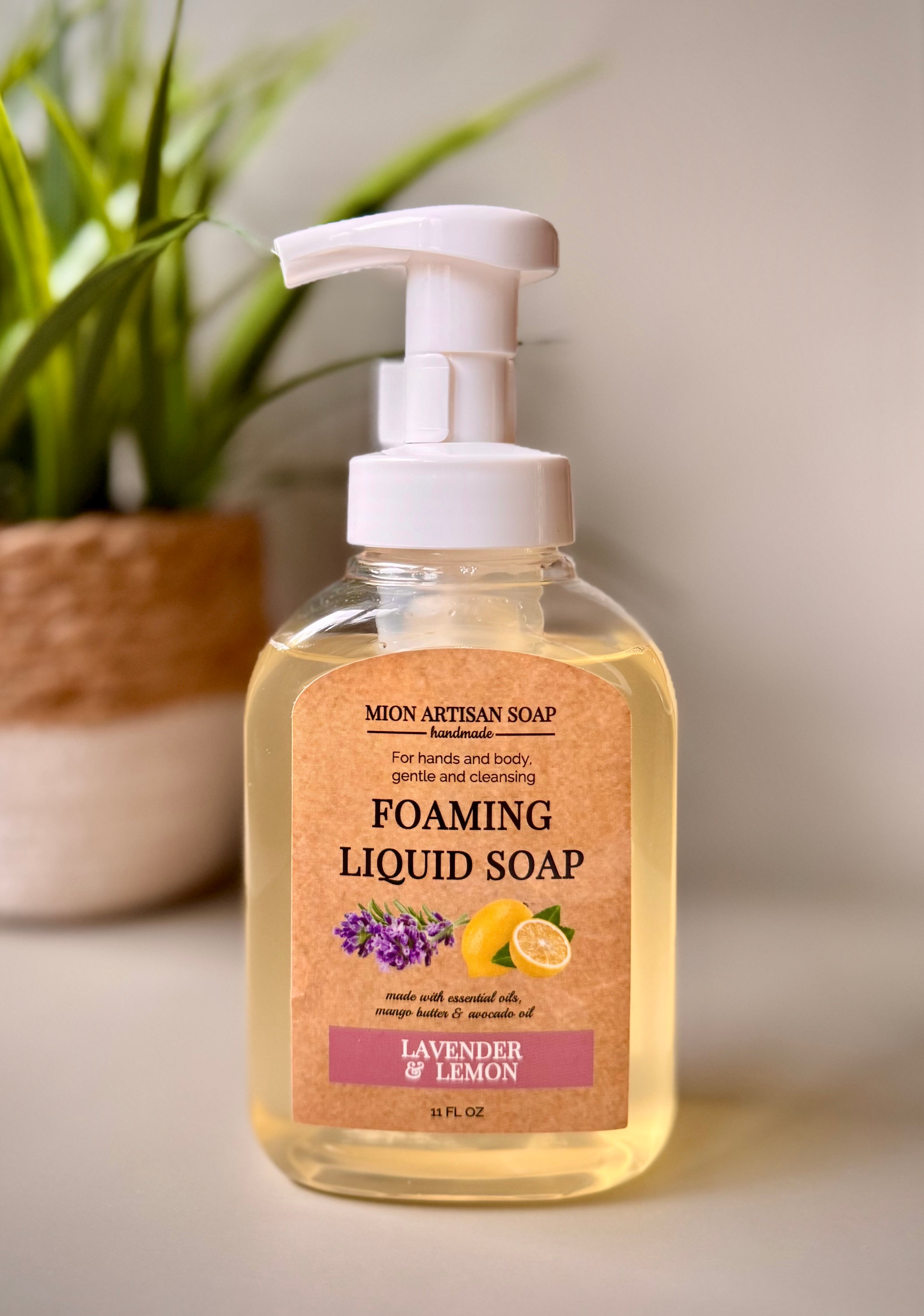 Liquid Soap | Lavender & Lemon | New 11 oz bottle