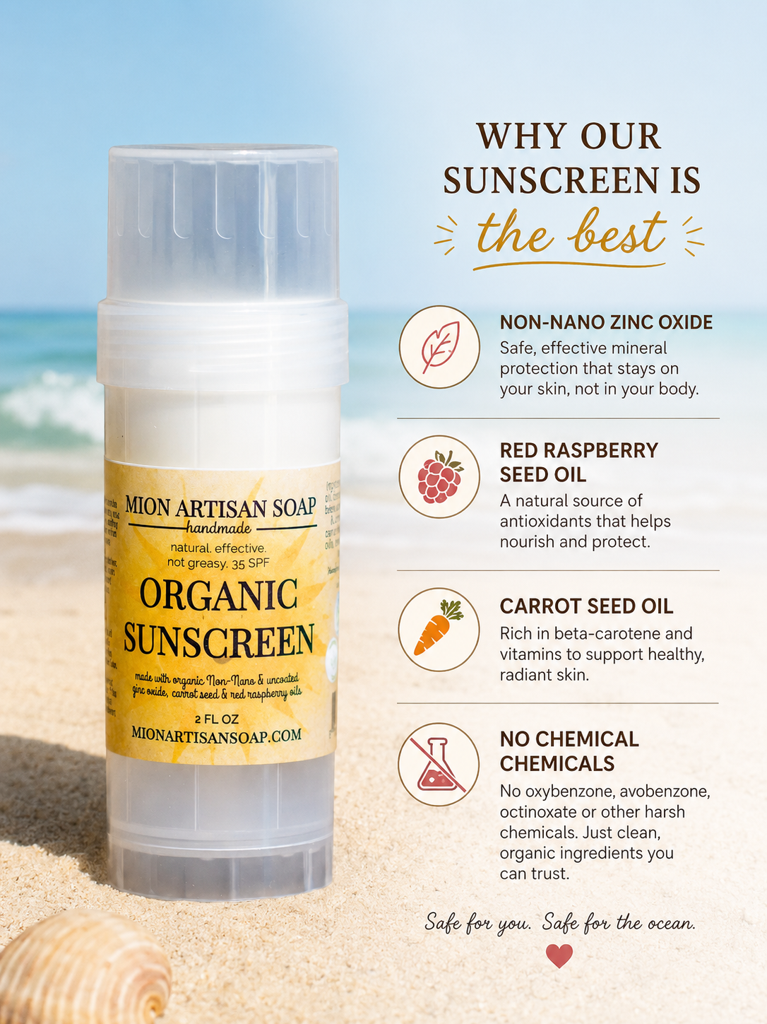 Organic Sunscreen | 35-45 SPF