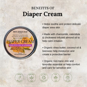 Diaper Cream | With Zinc and Lavender Essential Oil