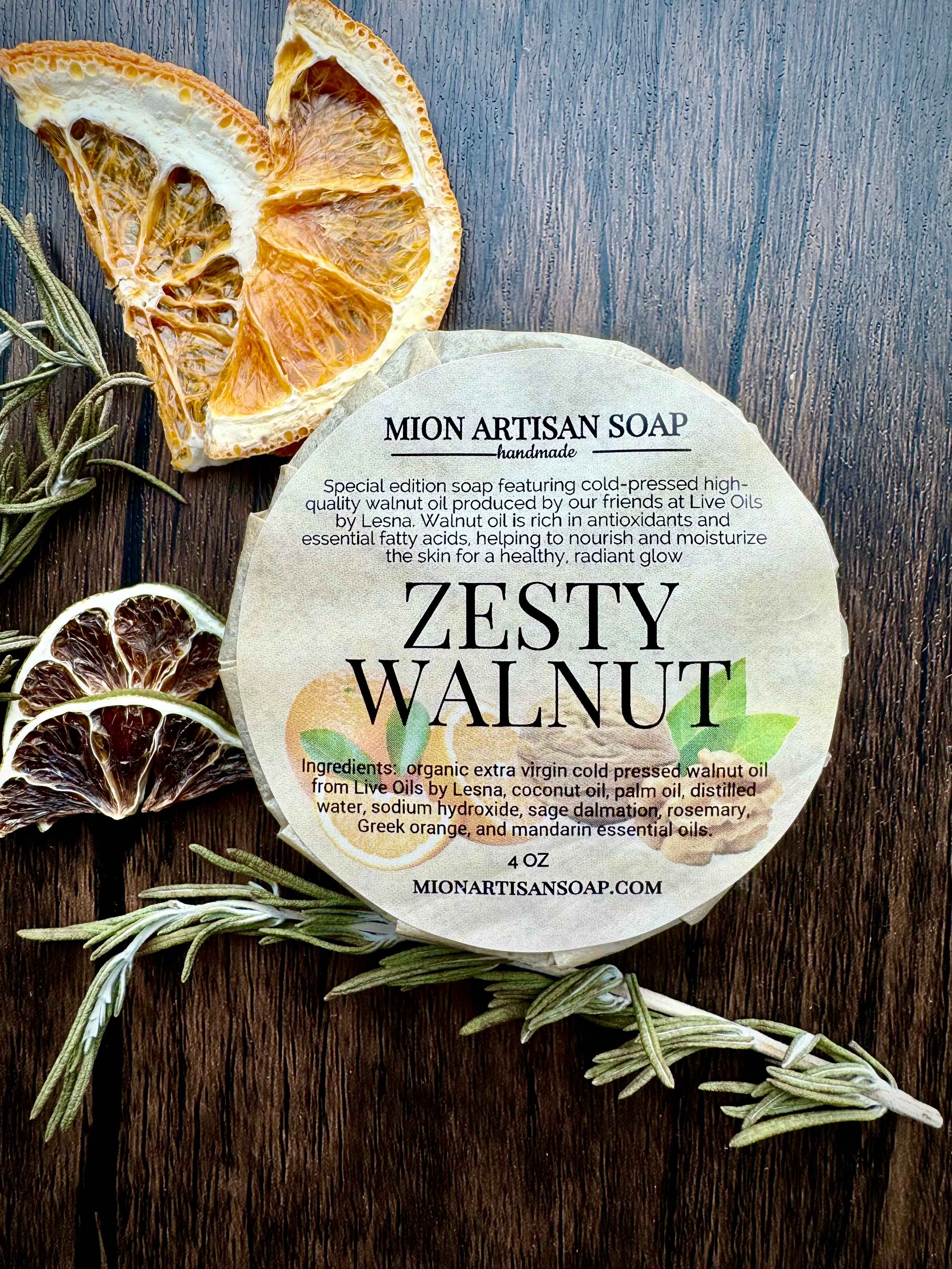 Zesty Walnut | Made with Organic Extra Virgin Cold-Pressed Walnut Oil