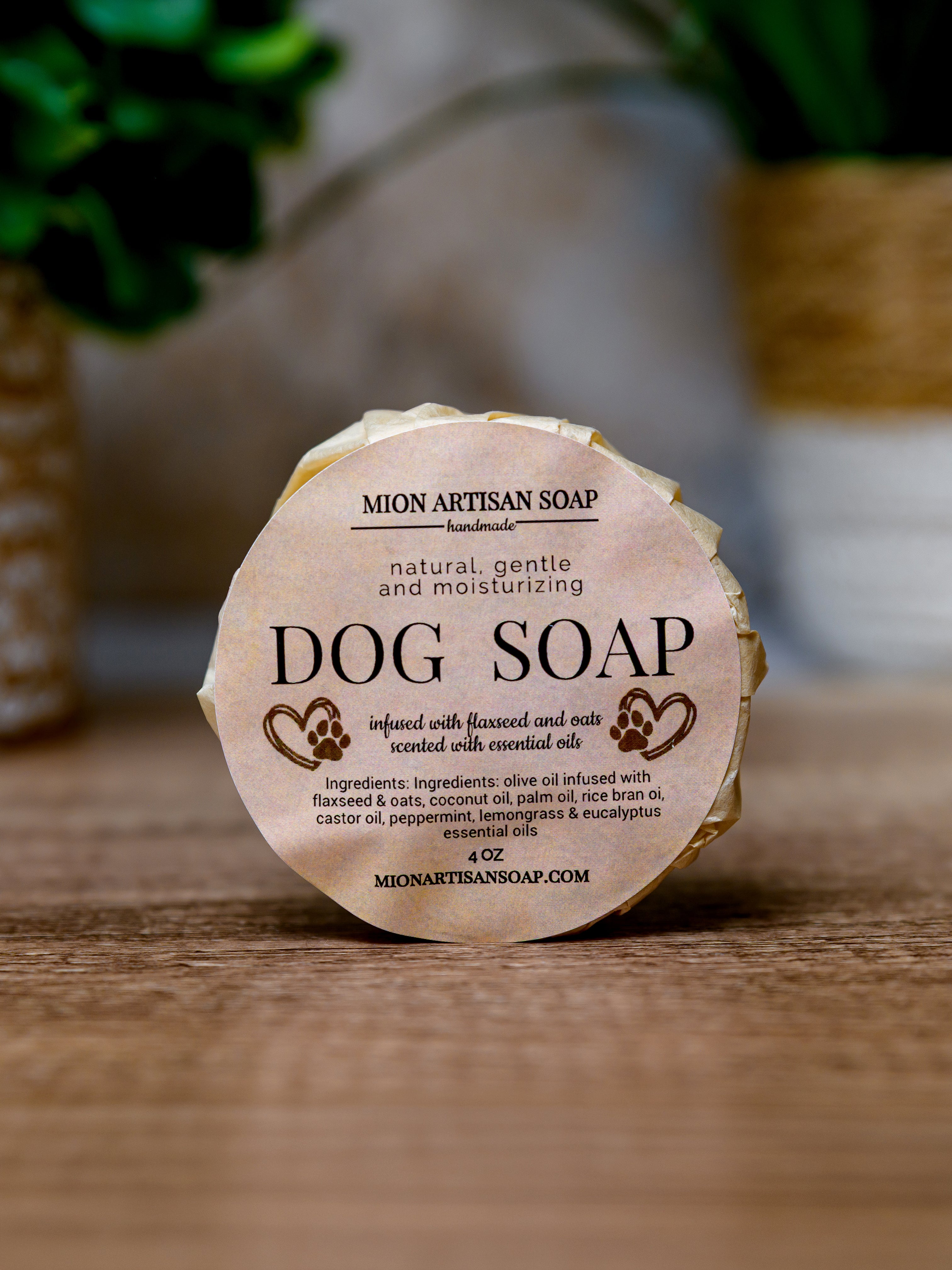 Dog Soap | Infused With Flaxseeds and Oats