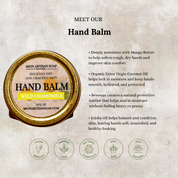 Hand Balm | Not Greasy, Antibacterial, Moisture-Locking