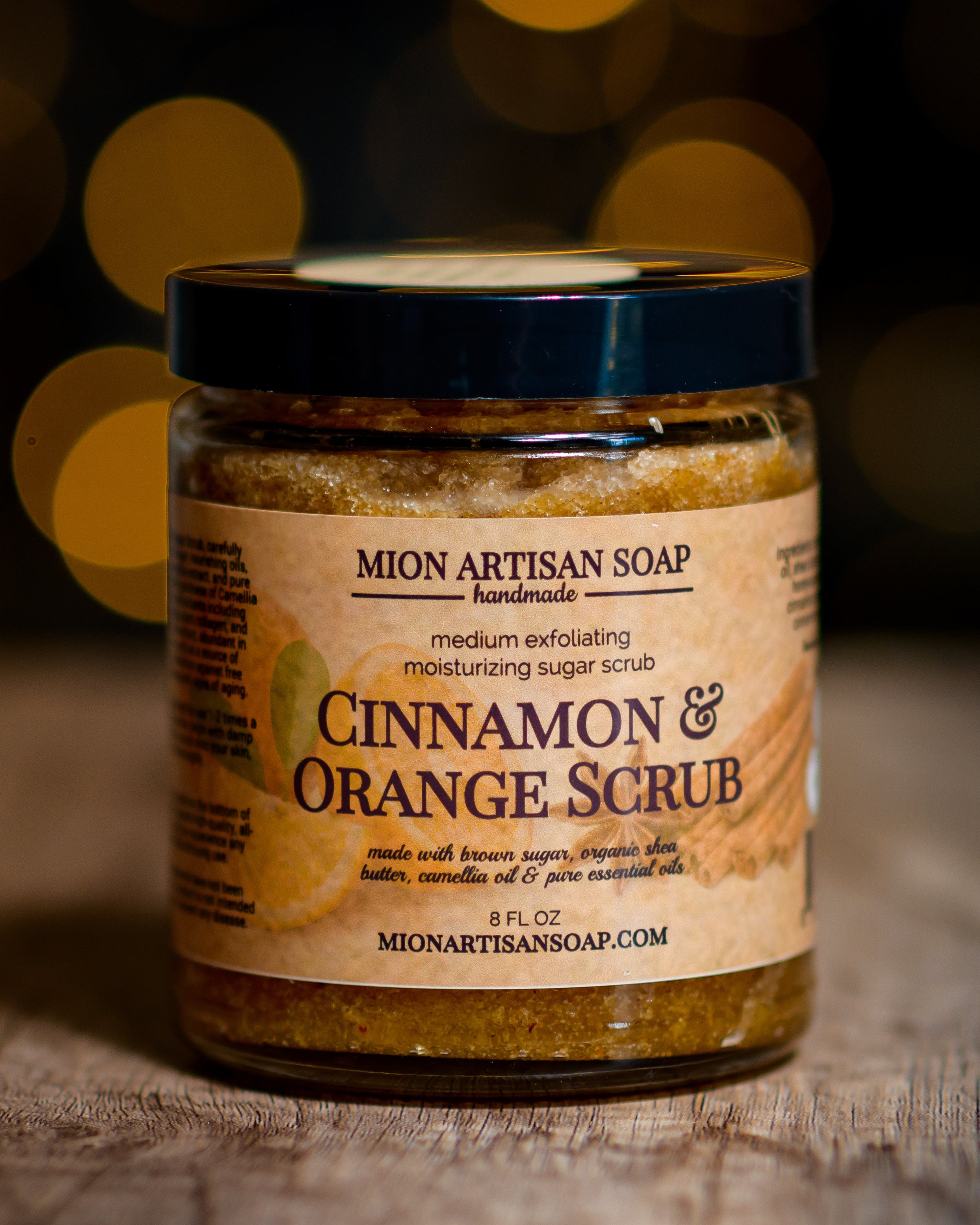 Cinnamon and Orange Sugar Scrub | Medium