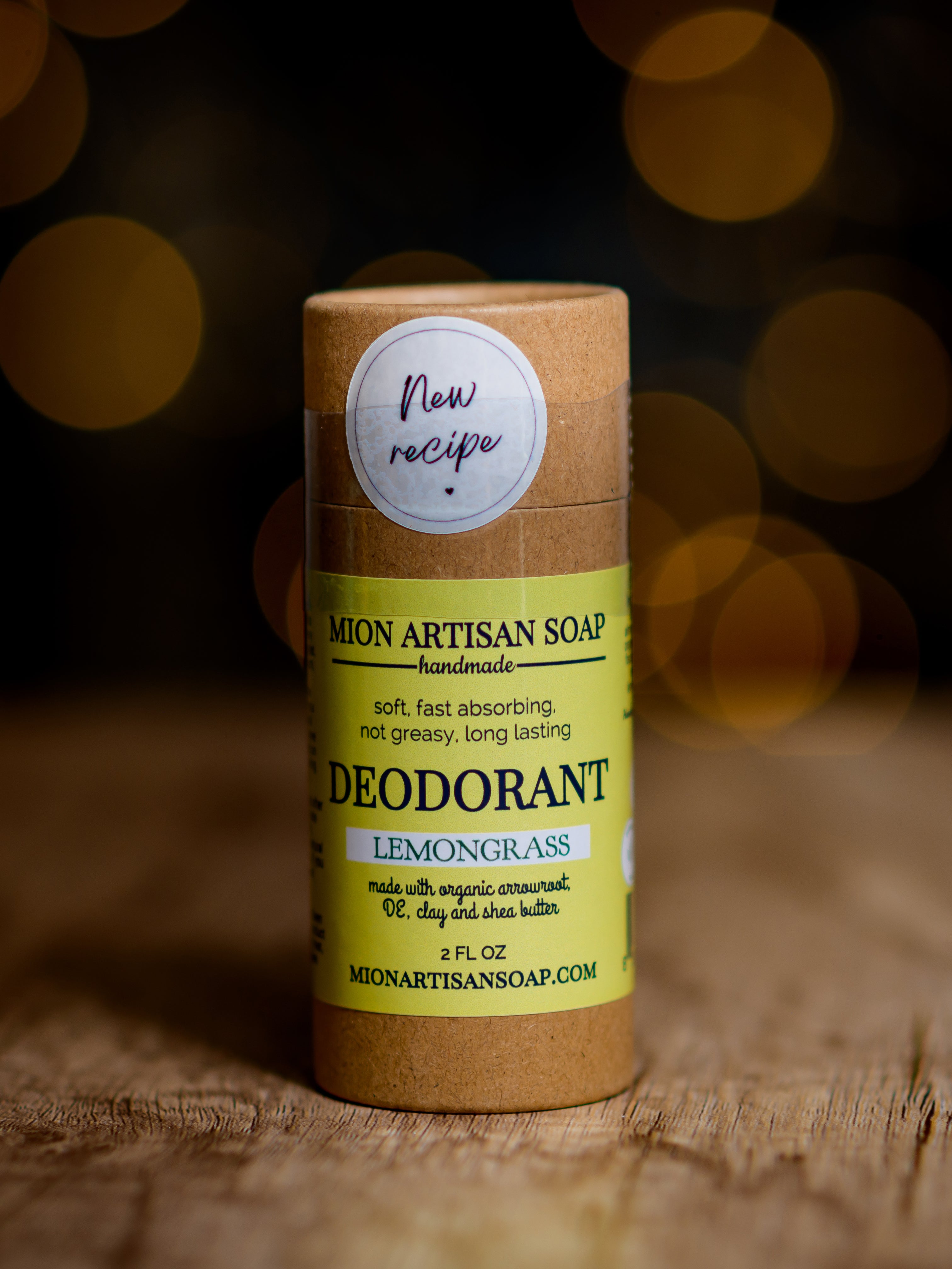 Deodorant - Lemongrass | Aluminum Free, Baking Soda Free